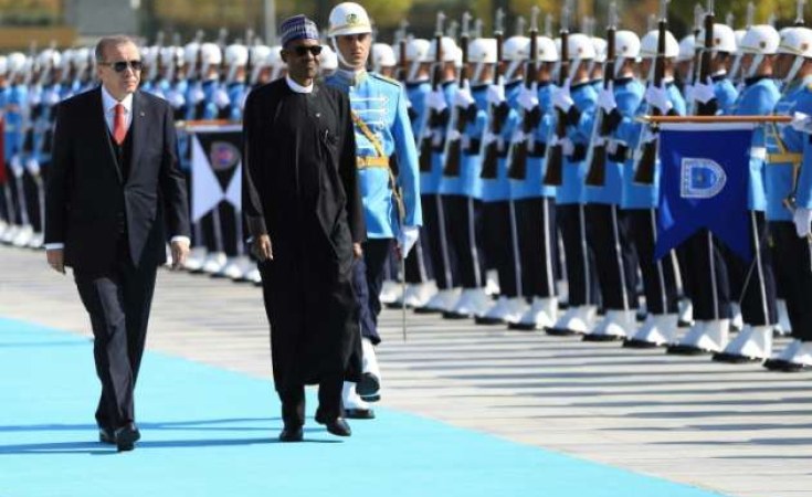 Nigerian President Muhammadu Buhari and President Recep Tayyip Erdoğan of Turkey